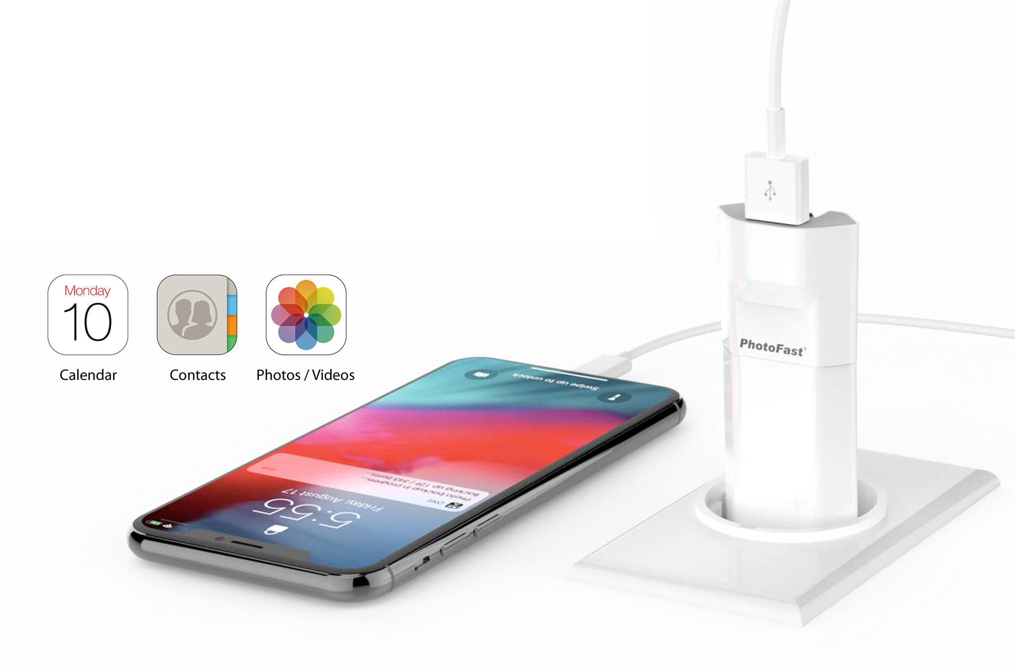 PhotoCube Phone with Charger