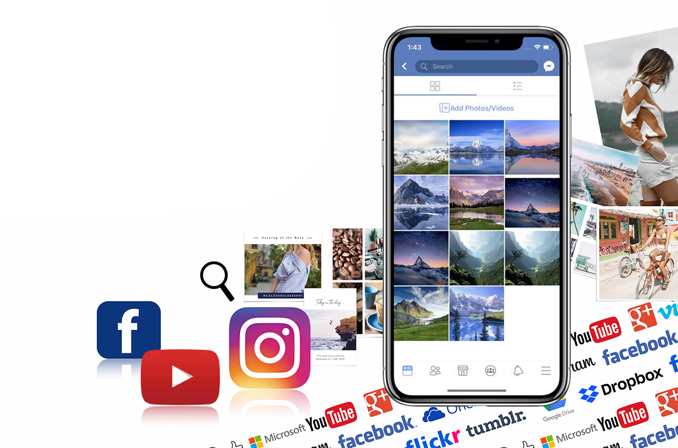 PhotoCube Social Media